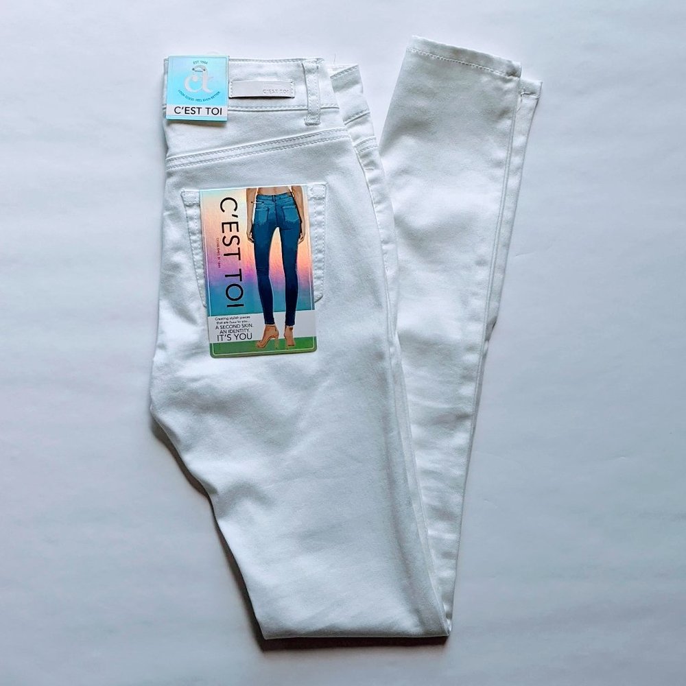 C'est Toi White Skinny Jeans